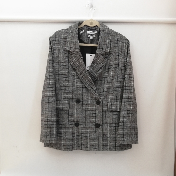 Native Youth checked plaid Blazer Suit - Picture 2 of 4